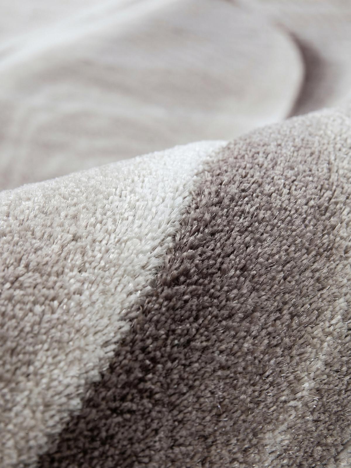 KURZFLORTEPPICH DRAU, mit Farbverlauf, Braun, 80 x 300 cm - Braun, Textil (300/80cm) - KADIMA DESIGN