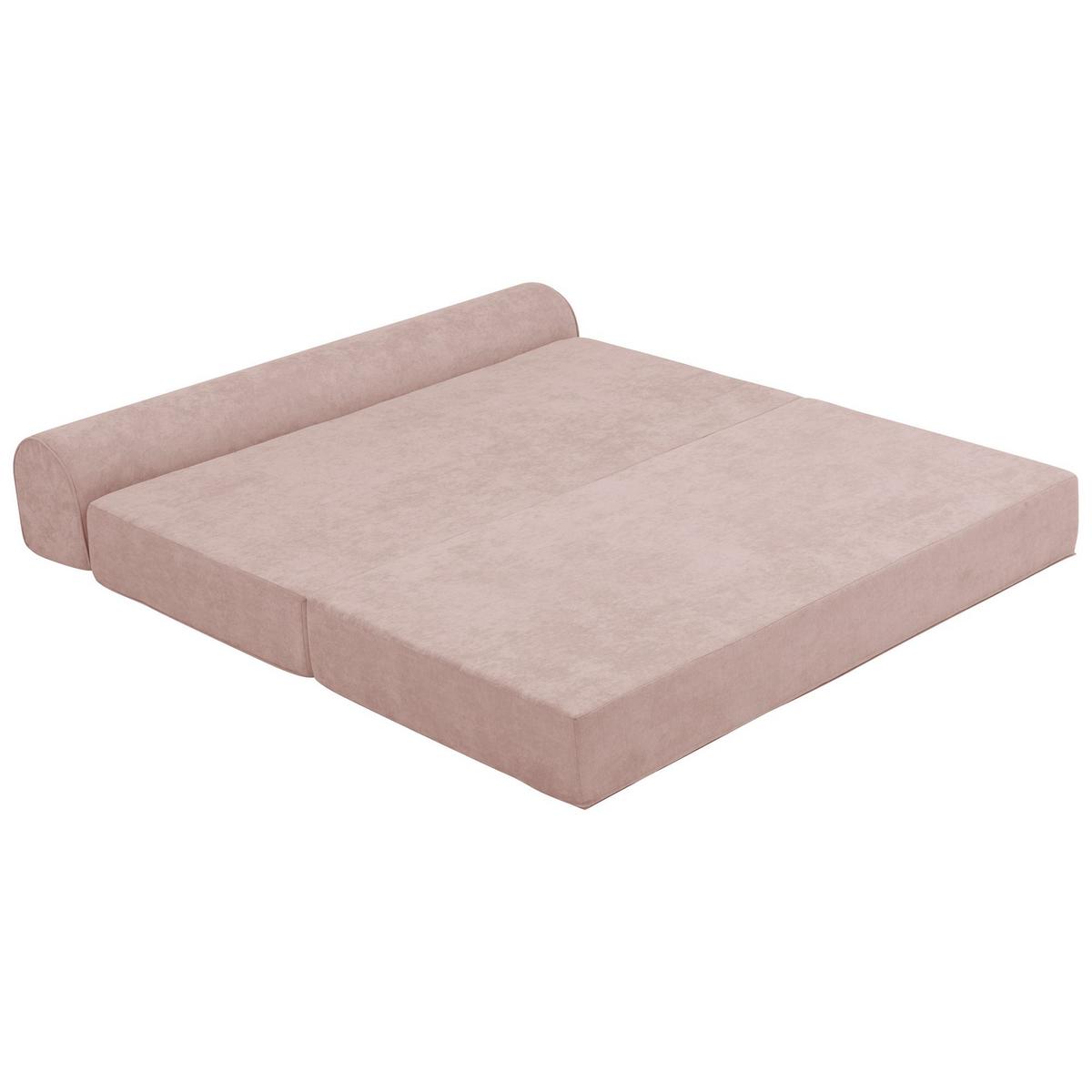 FALTSOFA Katusha Flachgewebe rosé - Rosa, Kunststoff (80/71/160cm) - 58aufmkessel