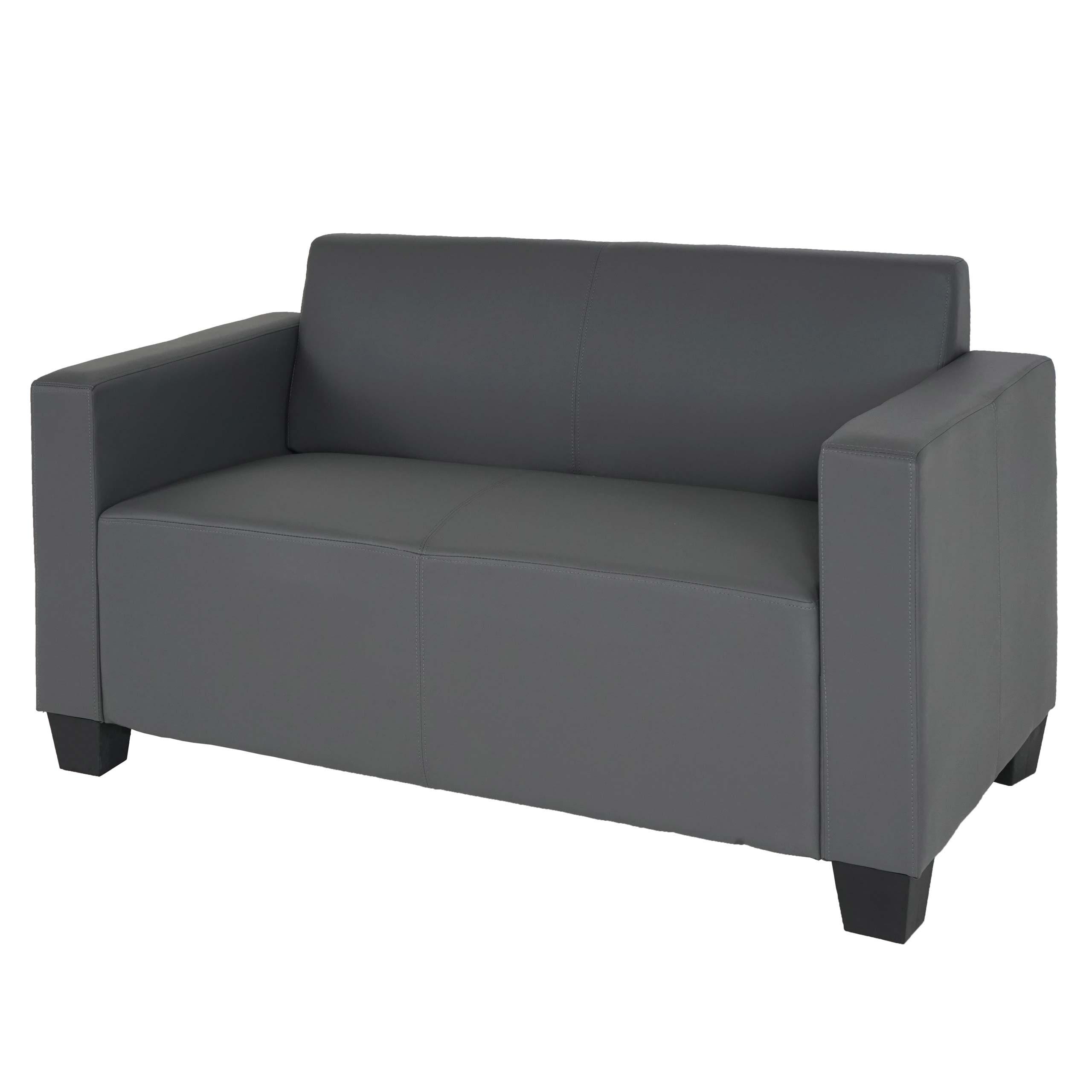 2-SITZER-SOFA Grau - Dunkelgrau/Grau, Textil (136/76/72cm) - MCW
