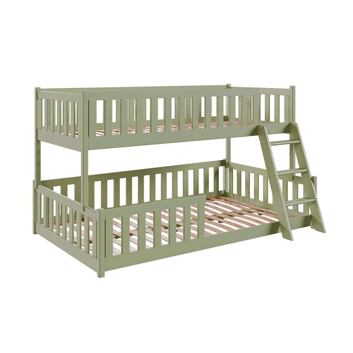 BETT 120/200 Léane Olive - Grün, Holz (120/200cm) - Petits-meubles