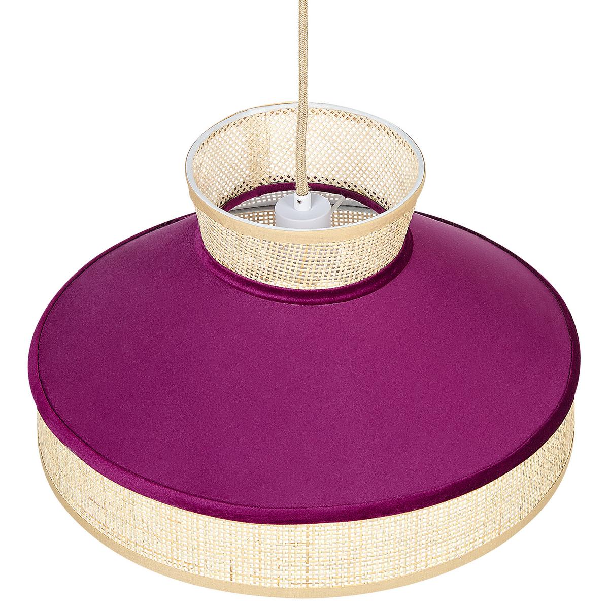 HÄNGELAMPE Batali 45/45/167 cm - Naturfarben, Naturmaterialien (45/45/167cm) - Beliani