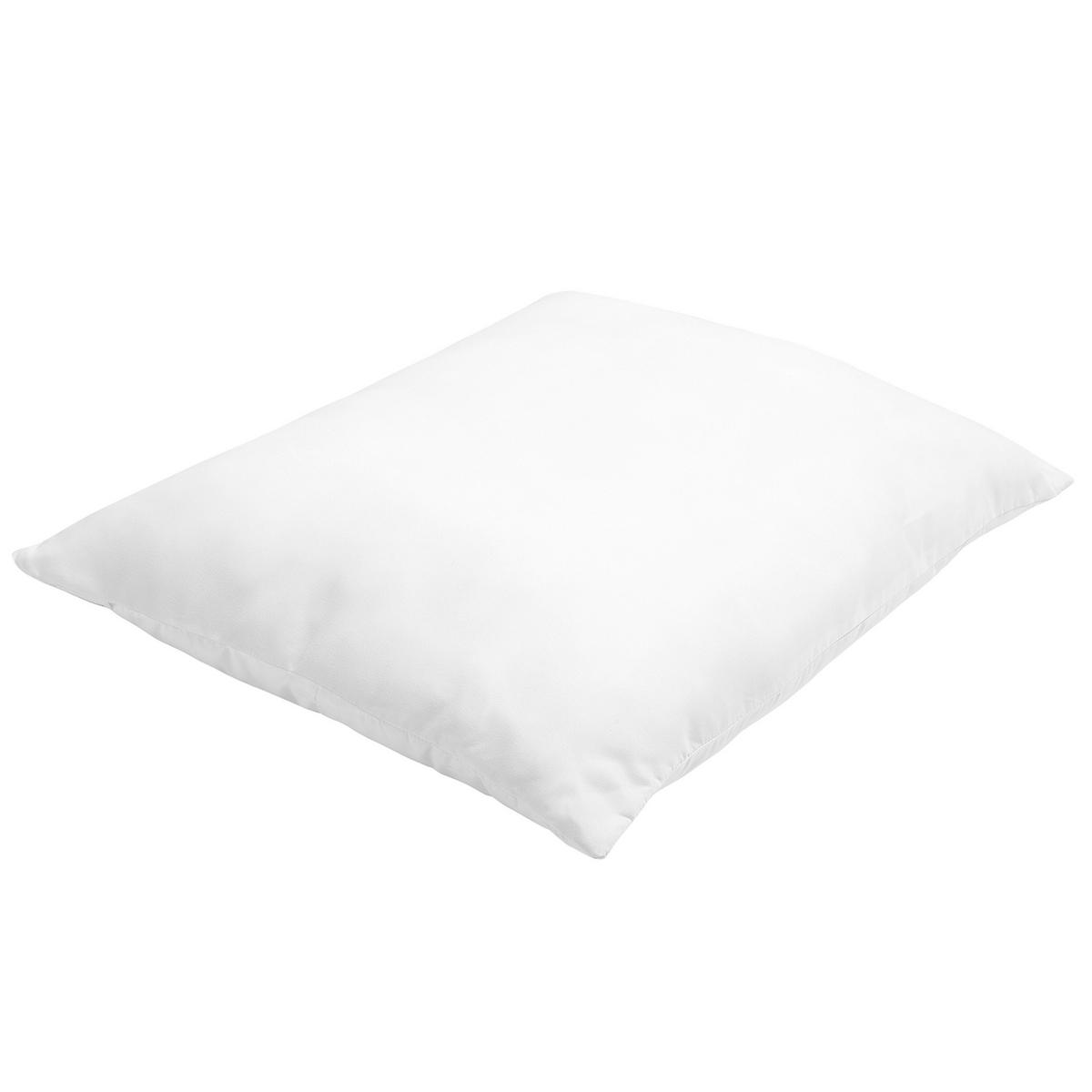 KOPFKISSEN Weiß 50/60 cm Errigal - Weiß, Textil (60/50cm) - Beliani
