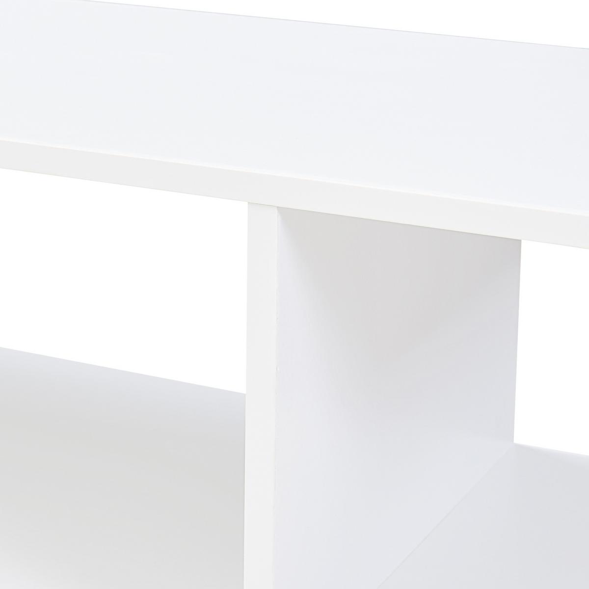 FERNSEHTISCH Anän - Weiß, Holzwerkstoff (29.5/42/100cm) - [en.casa]