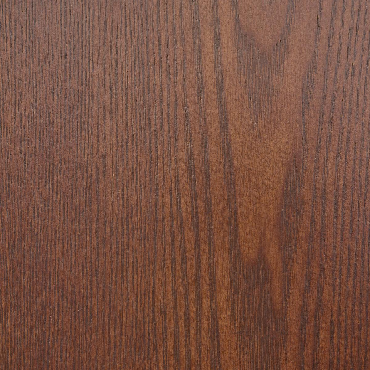ESSTISCH Dunkle Esche 160/90 cm Delmas - Dunkelbraun, Holzwerkstoff (160/90/77cm) - Beliani
