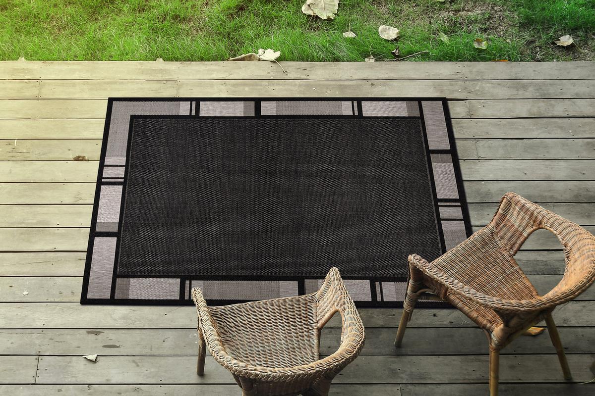 TEPPICH Floorlux 140/200 cm - Schwarz, Textil (140/200cm) - rugsX