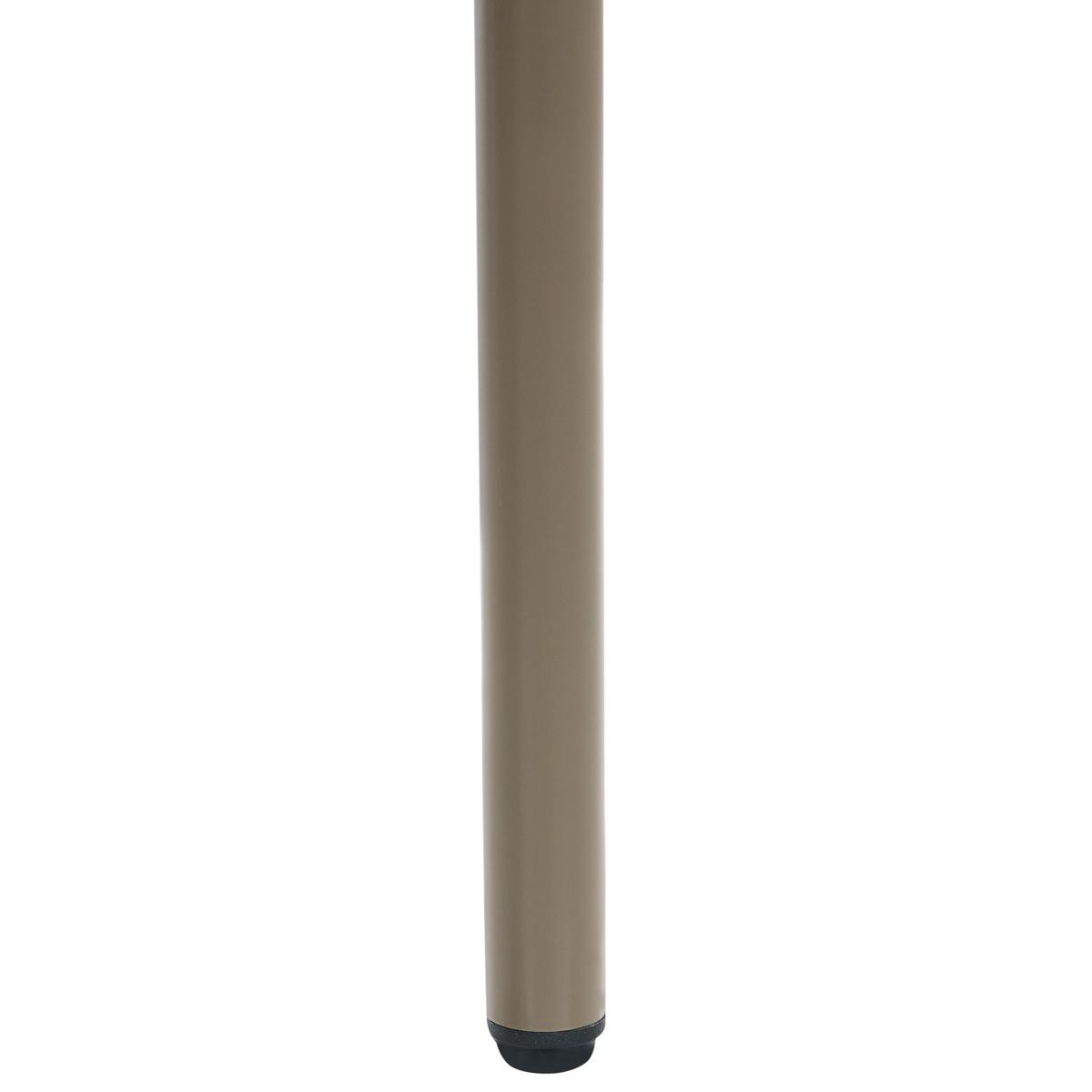 ESSZIMMERSTUHL 2er Set Bouclé Taupe Unity - Taupe/Beige, Textil (56/78/57cm) - Beliani
