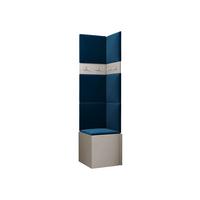 GARDEROBEN-SET Orion XXI - Kaschmir/Blau, Holzwerkstoff/Kunststoff (42/186/46cm) - MIRJAN24