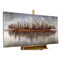 HOLZBILD Schwarz 120/60 cm - Schwarz/Braun, Holz (6.81/60cm) - KUNSTLOFT