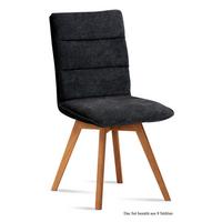 ESSZIMMERSTUHL (8er-Set) Dobra 47x92x60 Eiche geölt/Anthrazit - Eichefarben/Anthrazit, Kunststoff (60/92/47cm) - 58aufmkessel
