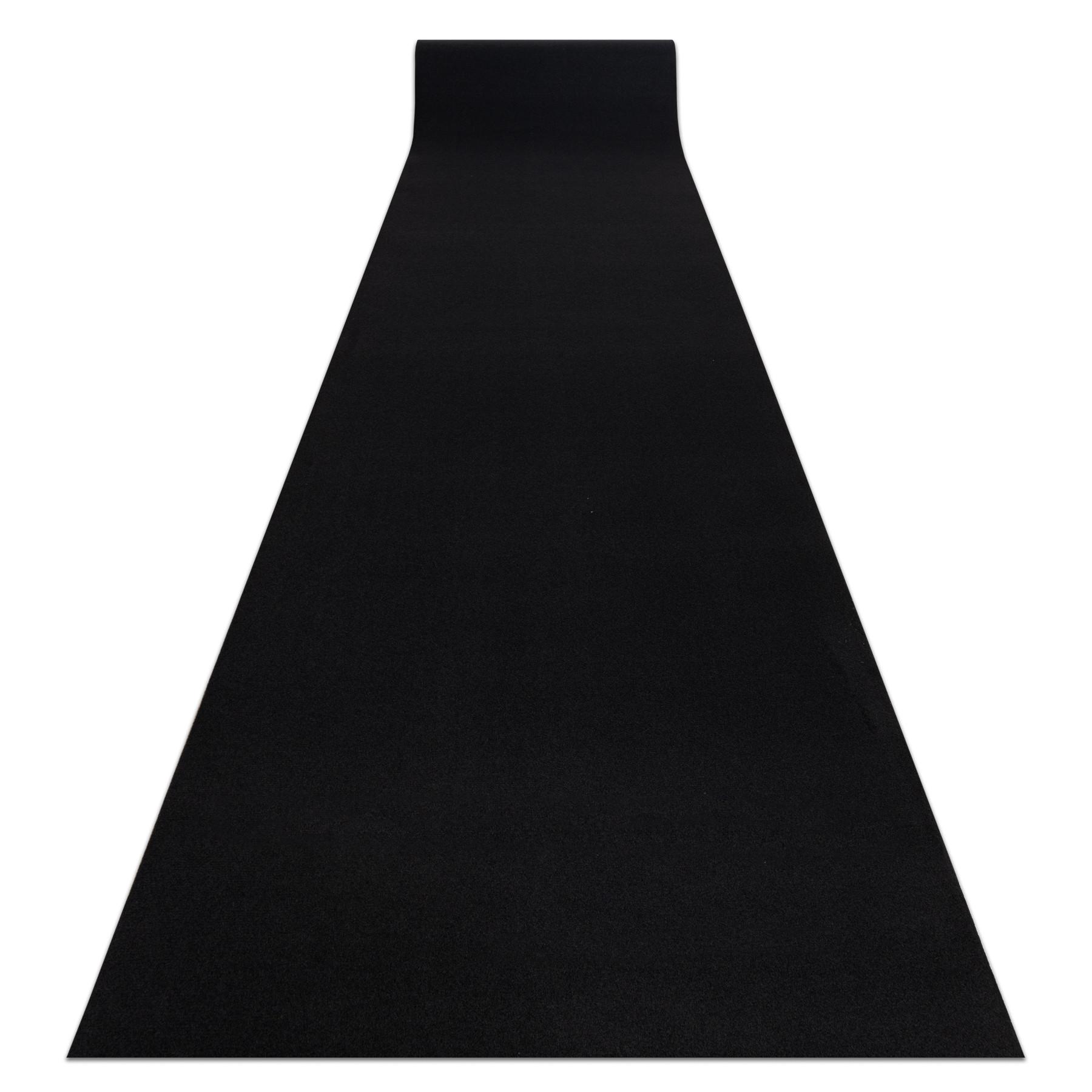 LÄUFER Antirutsch RUMBA 80/370 cm - Schwarz, Textil (80/370cm) - rugsX
