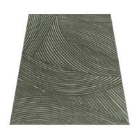 KURZFLORTEPPICH, mit Struktur, aus Polypropylen, Florhöhe 6 mm, Grün, 200 x 290 cm - Grün, Textil (290/200cm) - KADIMA DESIGN