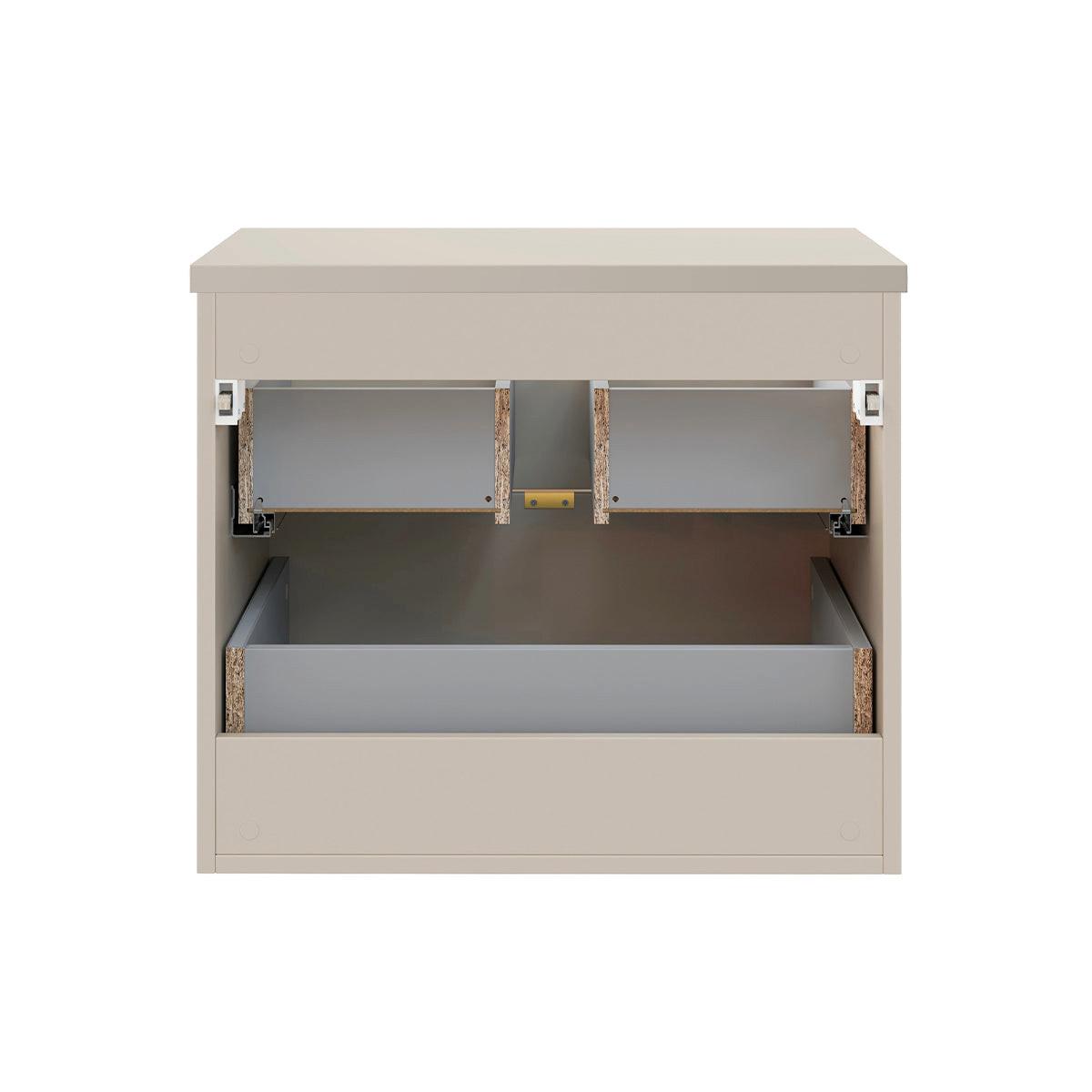 WASCHTISCH 60.6cm Azel Kaschmir - Beige, Holzwerkstoff (60.6/52/46cm) - Petits-meubles