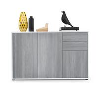KOMMODE Ben Front in Avola-Anthrazit - Anthrazit, Holzwerkstoff (117/74/36cm) - Vladon