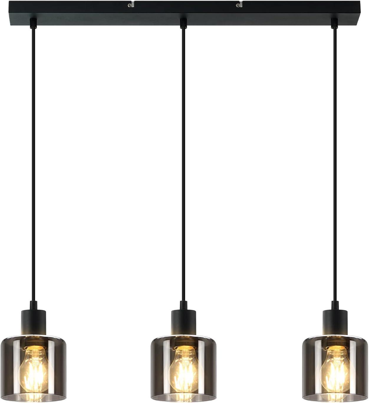 PENDELLEUCHTE Nathaniel 68/11/195 cm - Schwarz, Metall (68/11/195cm) - ZMH