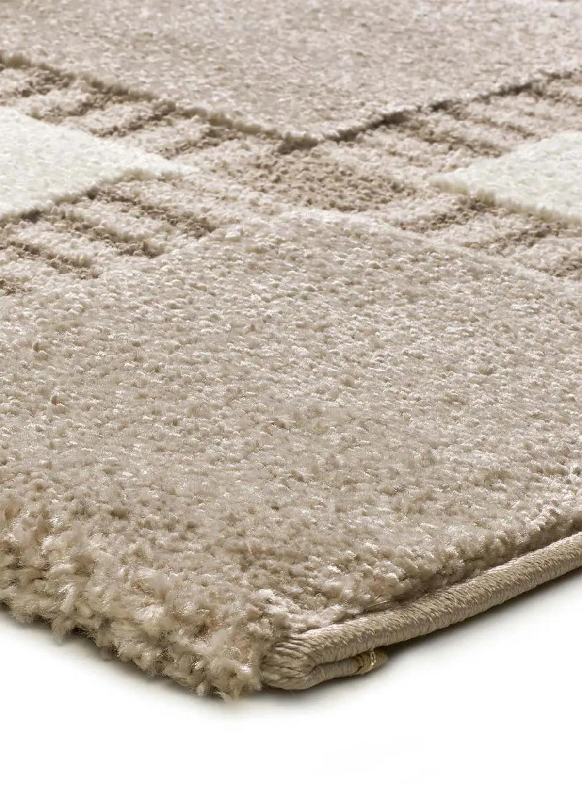 KURZFLORTEPPICH Beige / Weiß Candela 80/150 cm - Beige/Weiß, Textil (80/150cm) - Atticgo