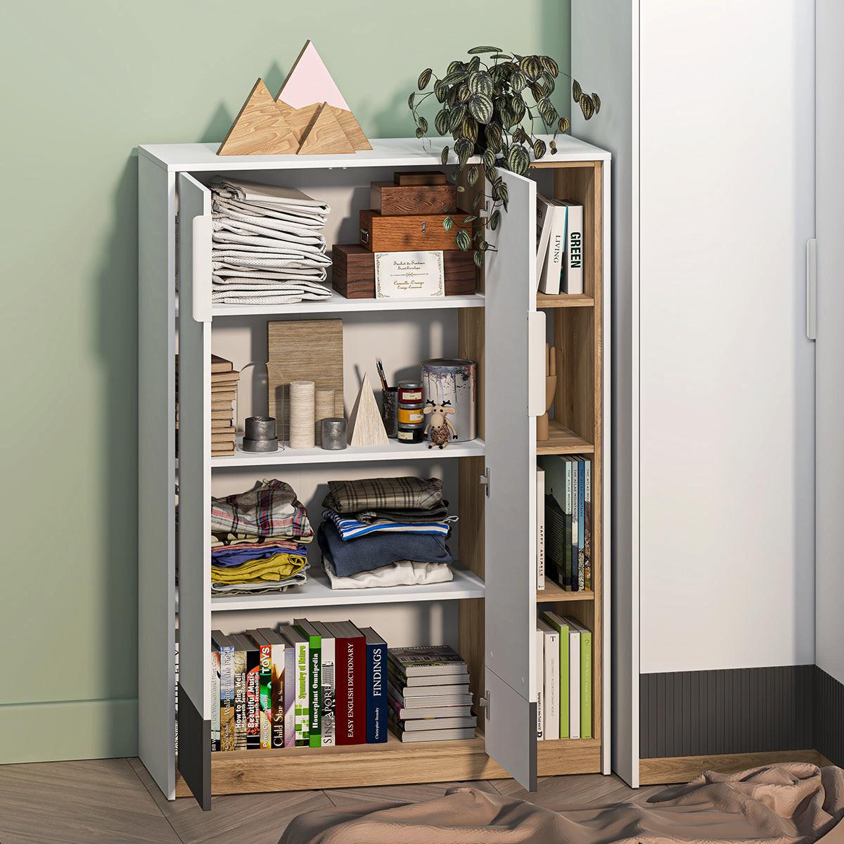 BÜCHERREGAL Ronan Weiß - Weiß, Holzwerkstoff (101/140/40cm) - Petits-meubles