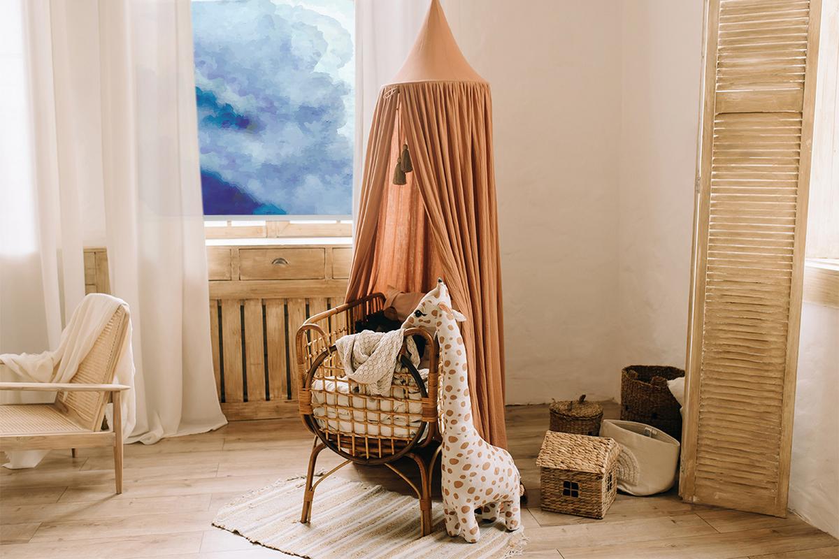 INNENROLLO - Fensterrollo - Rollo - 80x180 cm - Wolken - Blau, Kunststoff (80/180/0.5cm) - TULUP
