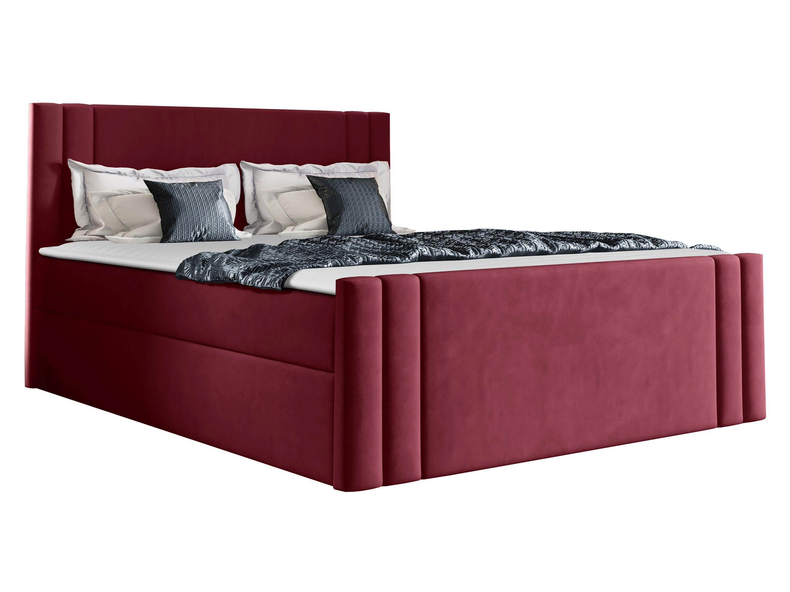 BOXBETT Carmen - H3 - Rot, Holz (180/200cm) - MIRJAN24