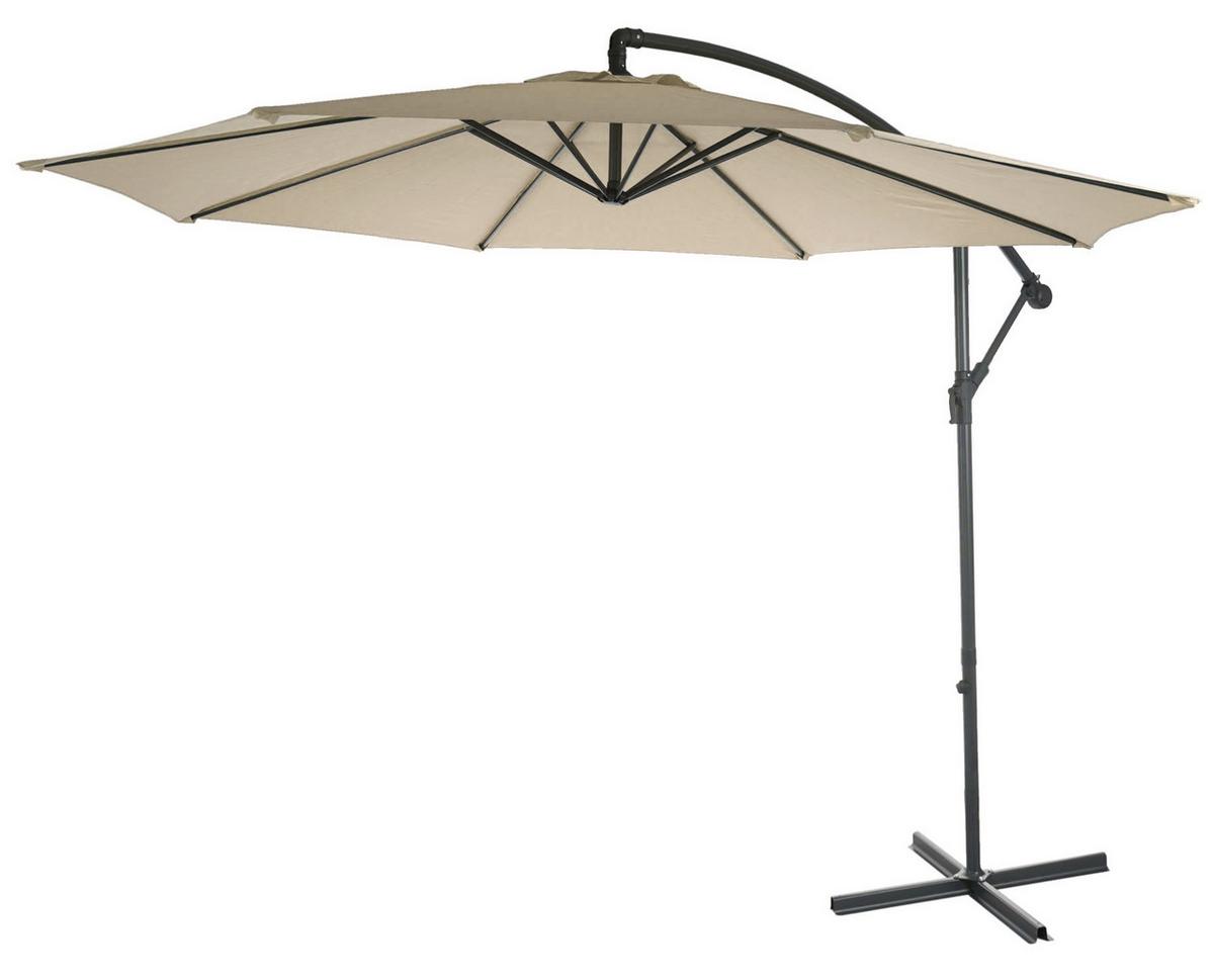 AMPELSCHIRM NEIGBAR Cremeweiß - Weiß, Textil (360/295cm) - MCW