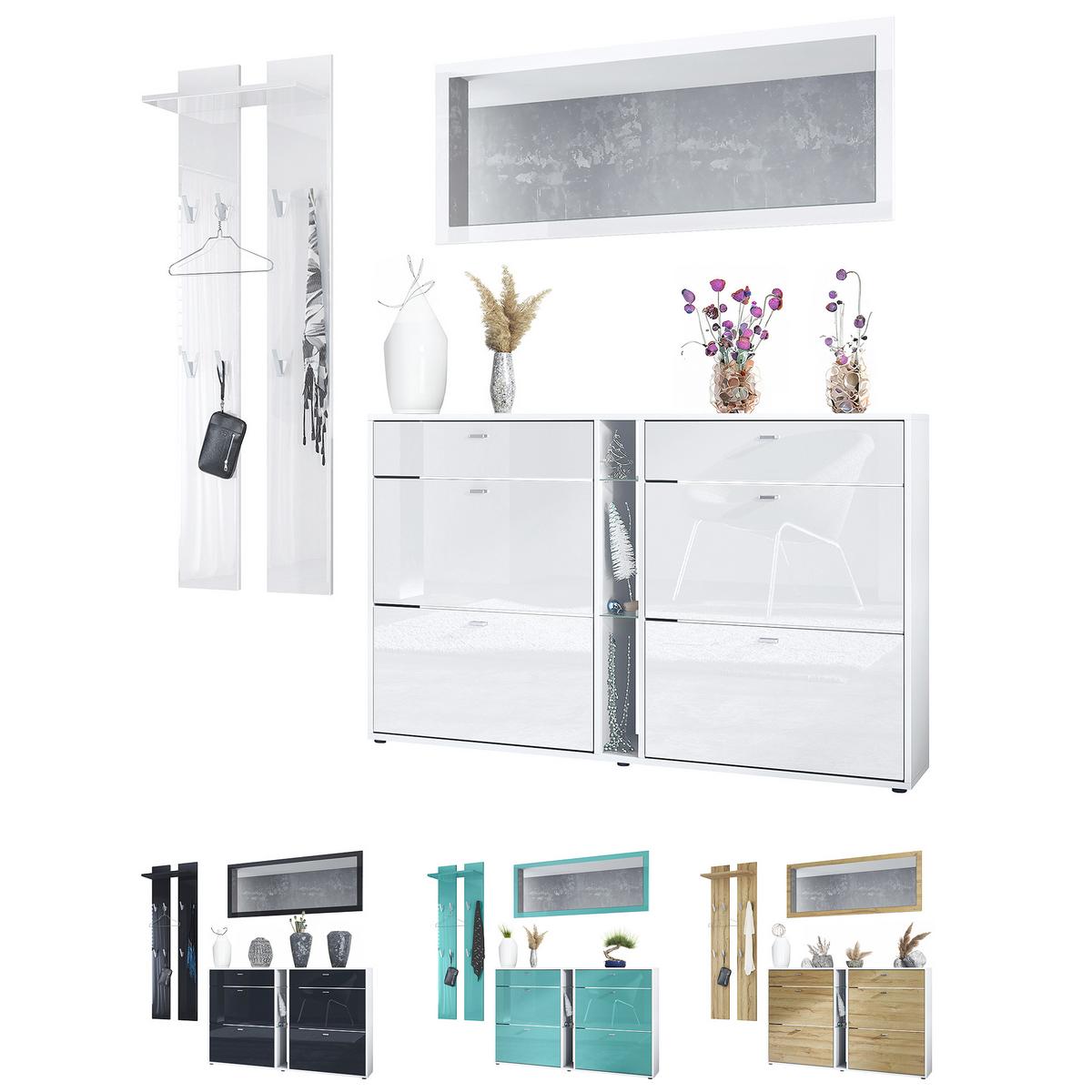 GARDEROBE Orlando Avola-Anthrazit - Anthrazit, Holzwerkstoff (215/210/28cm) - Vladon