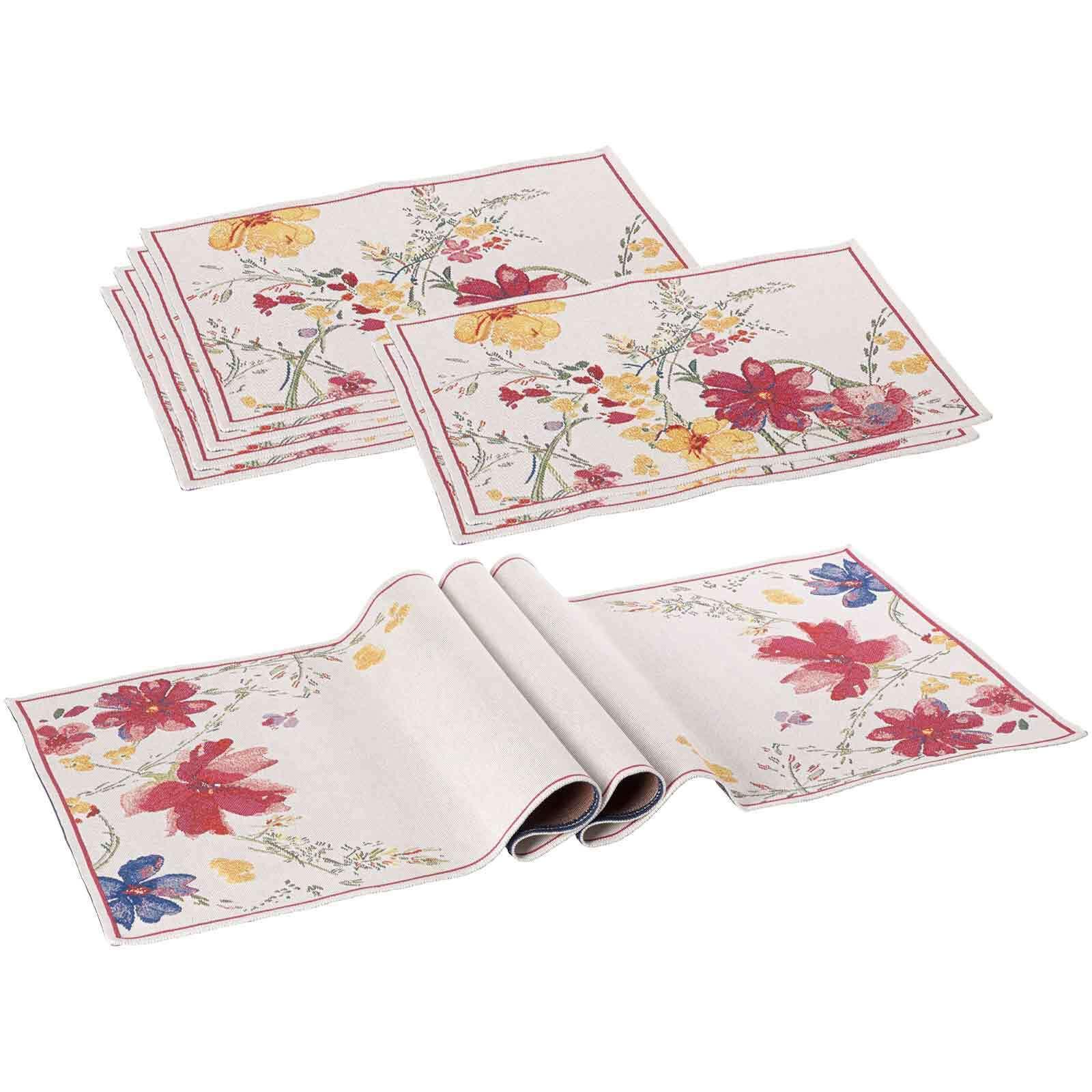 TISCHSET Mariefleur bunt 7-tlg. - Multicolor, Textil (2/2/2cm) - Villeroy & Boch