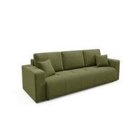 SCHLAFSOFA Augusto - Grün, Holzwerkstoff/Textil (244/82/102cm) - Fun Möbel