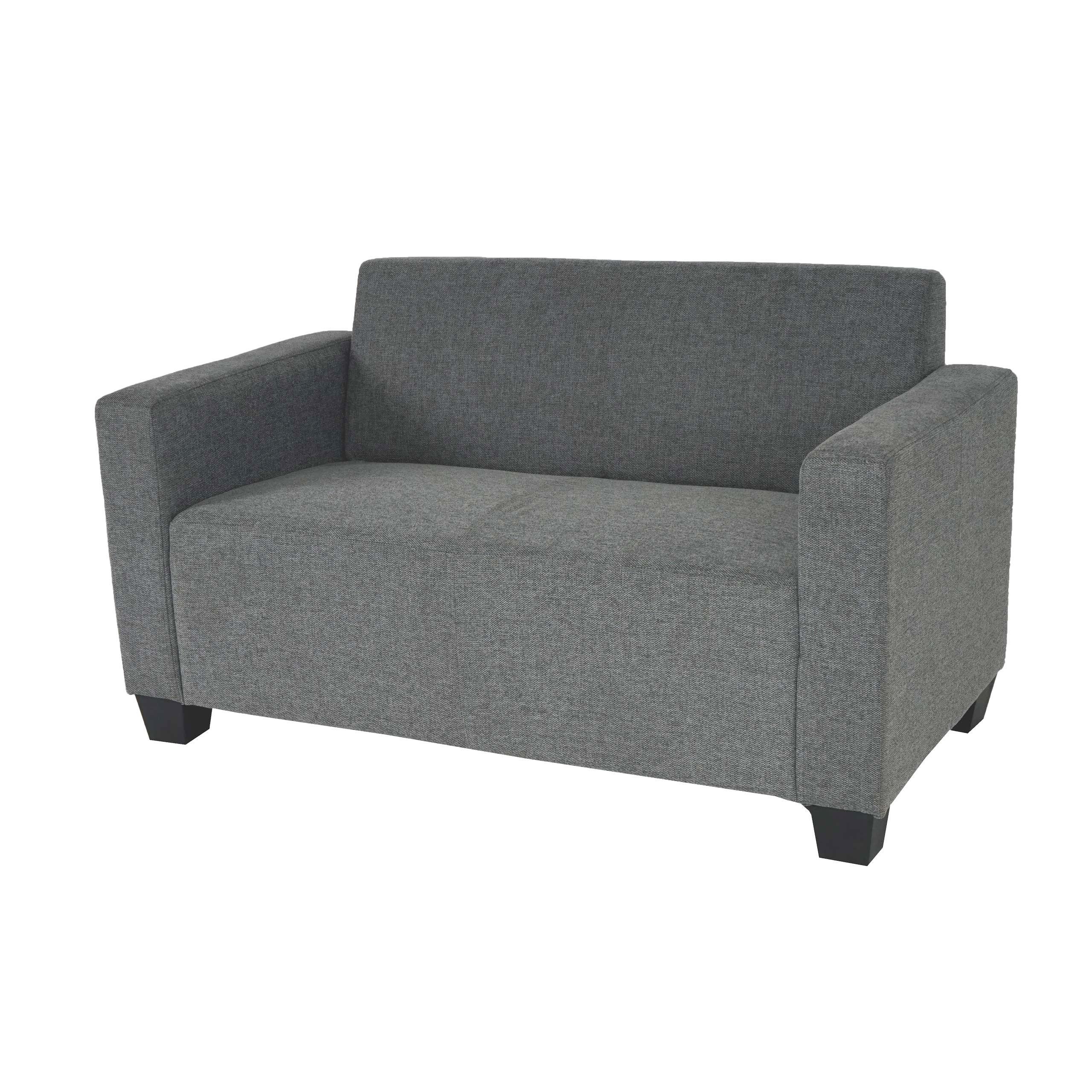 2-SITZER SOFA COUCH LOUNGESOFA Grau - Grau, Textil (136/76/72cm) - MCW