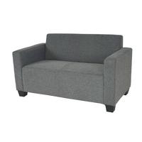 2-SITZER SOFA COUCH LOUNGESOFA Grau - Grau, Textil (136/76/72cm) - MCW
