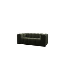 SOFA 2-sitzer Solvie In Tiffani - Grün, Holzwerkstoff/Textil (200/75/106cm) - Fun Möbel