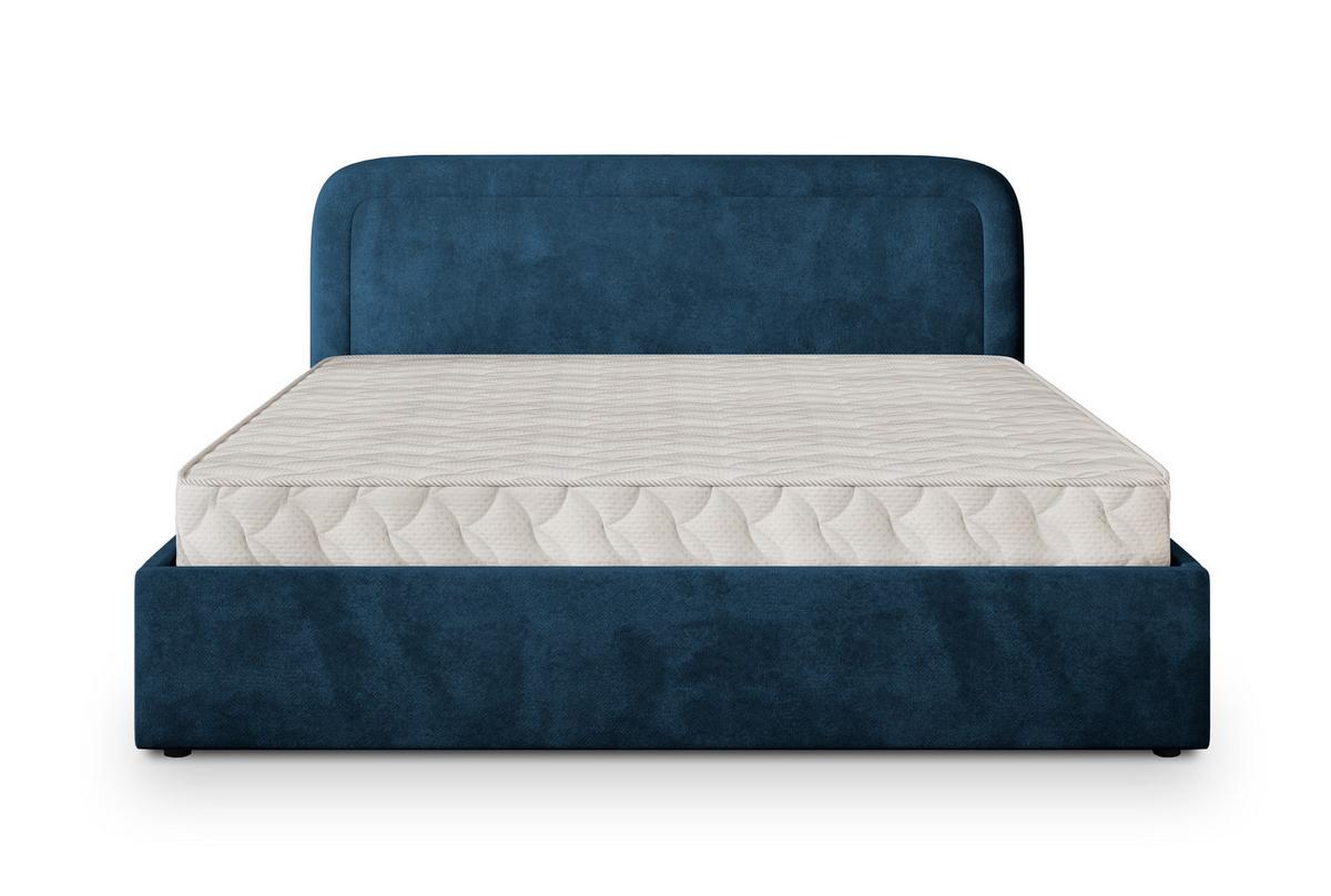 POLSTERBETT BENIRA K 120x200 cm mit Bettkästen - Blau - Blau, Holz/Textil - MASSENO
