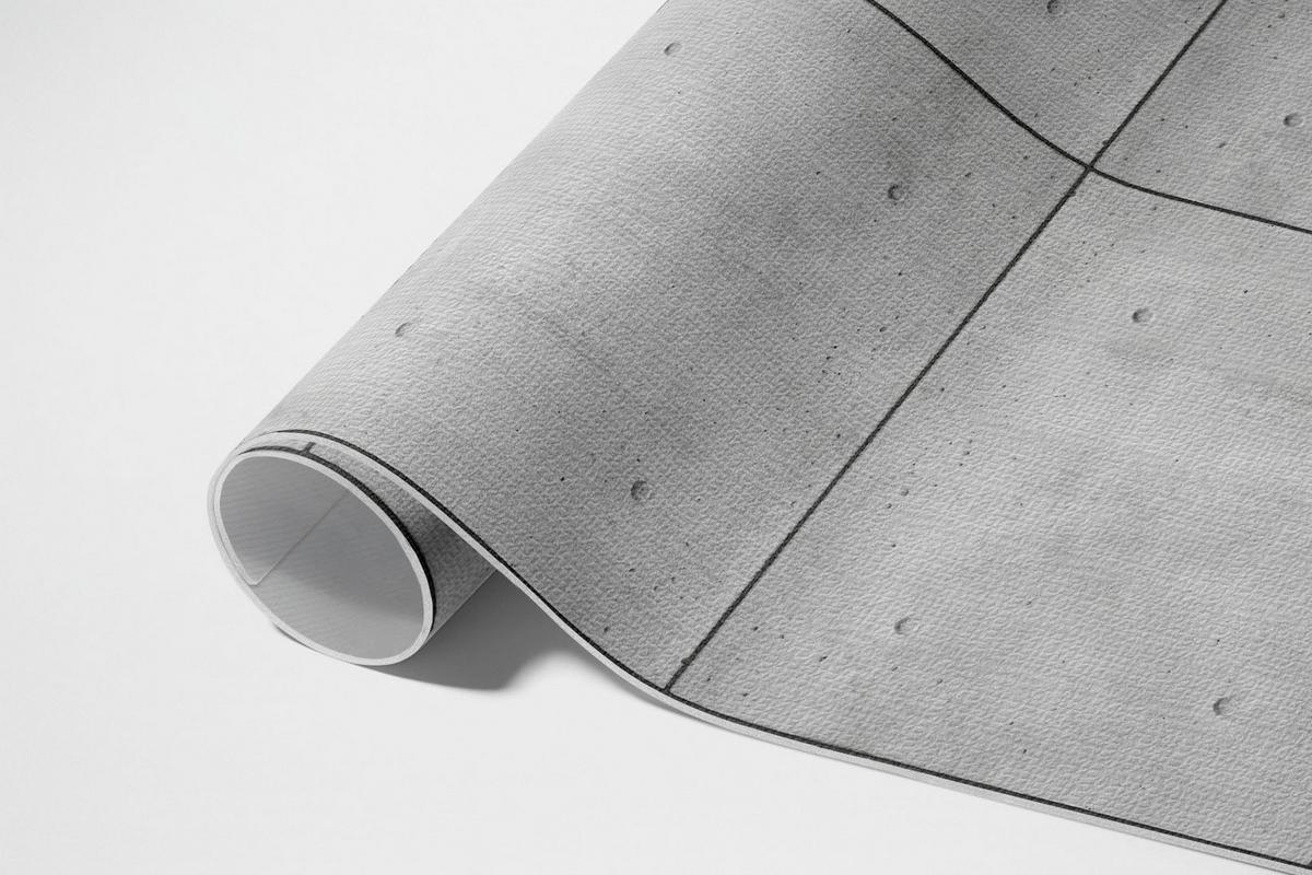 TEPPICH 60x90 cm Rohplatten Optik - Schieferfarben, Kunststoff (60/90cm) - Wallfluent