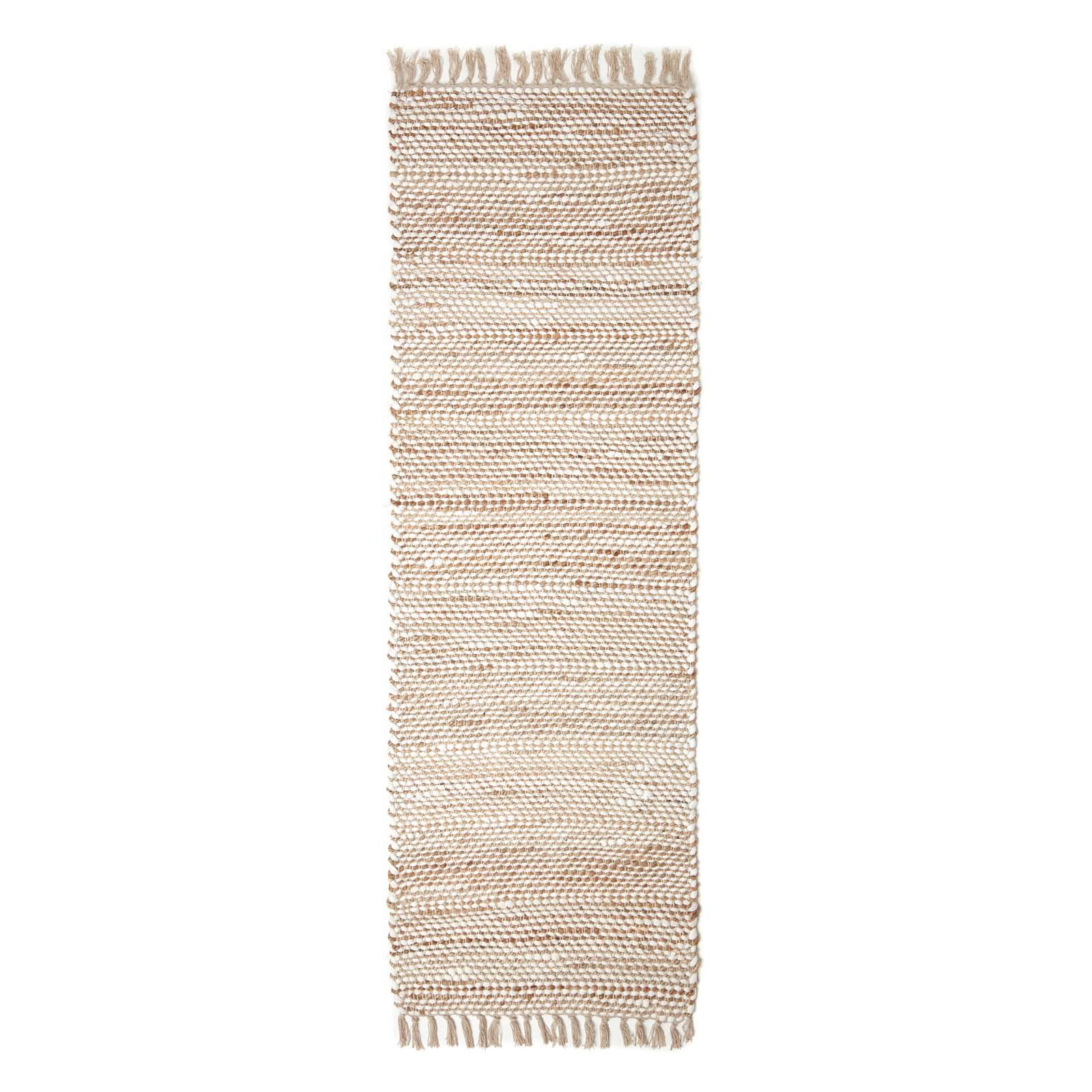 TEPPICHLÄUFER Horizon gemustert 66/200 cm - Naturfarben, Textil (66/200cm) - Homescapes