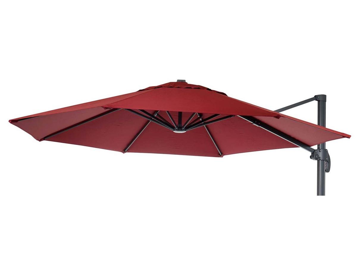 SONNENSCHIRMBEZUG Bordeaux - Bordeaux, Textil (350/350cm) - MCW