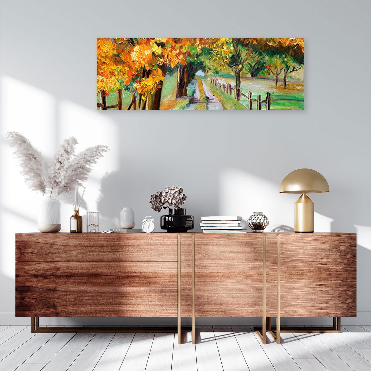 KUNSTDRUCK Gelb 150/50 cm - Gelb, Textil (150/50cm) - KUNSTLOFT
