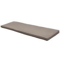 BANKAUFLAGE Loft BK 120x48x5cm Taupe - Taupe, Textil (48/120cm) - Beautissu 