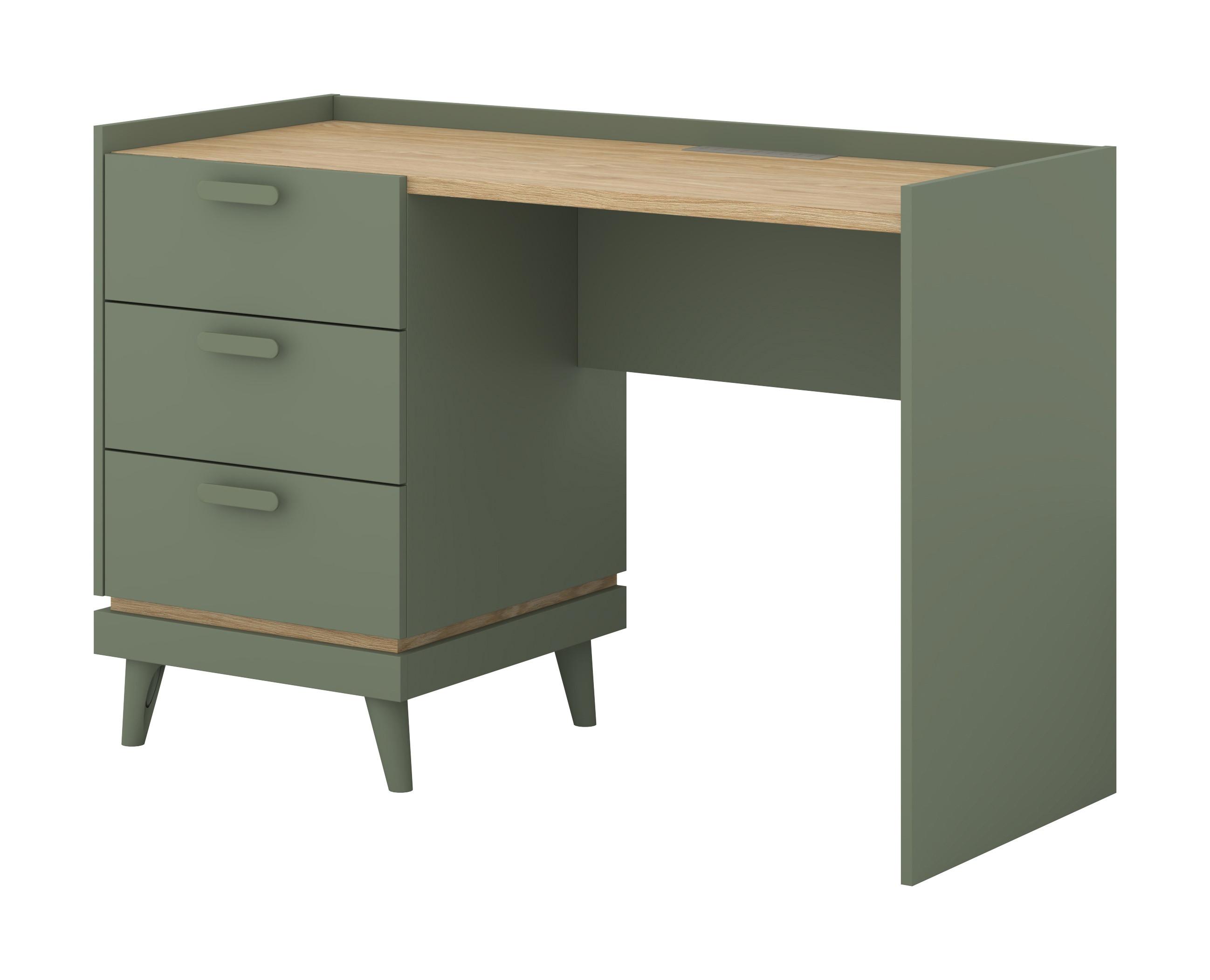 SCHREIBTISCH ACARA 120x50x79,5 cm Bürotisch Computertisch, Hellgrün - Hellgrün, Holzwerkstoff (50/120/79.5cm) - MASSENO