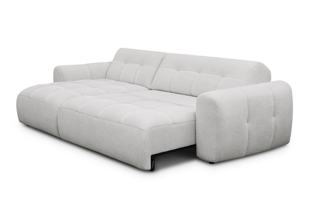 ECKSOFA LUMERO 4-Sitzer LINKS, hellgrau - Hellgrau/Schwarz, Holz/Textil (275/166cm) - Courtois Laville