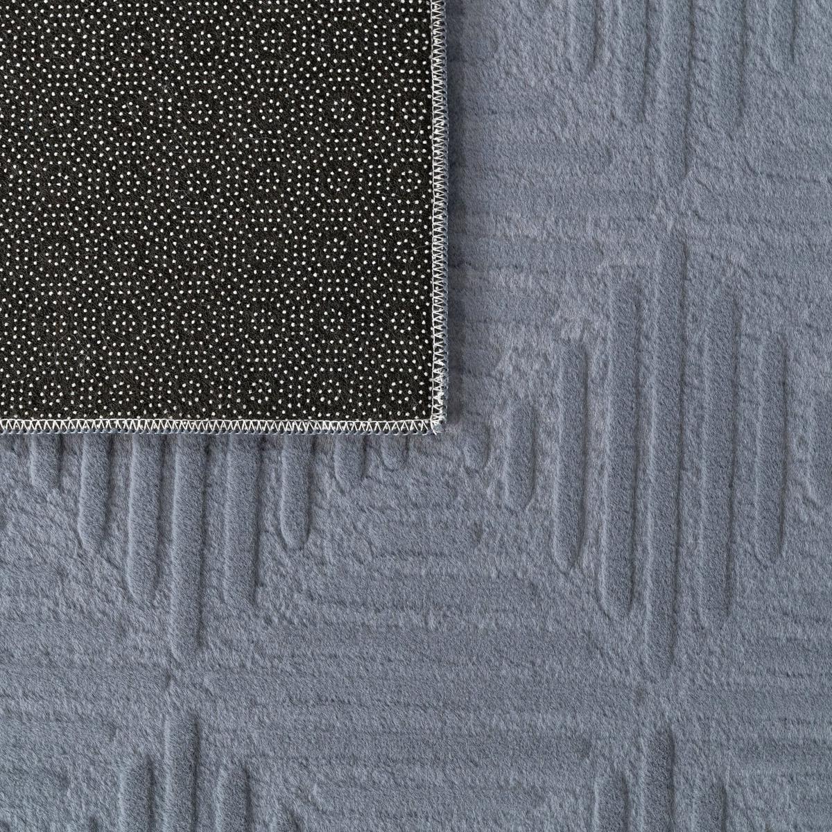 FLACHWEBETEPPICH Boho Anthrazit 120 x 160 cm - Anthrazit, Kunststoff (120/160cm) - TT Home