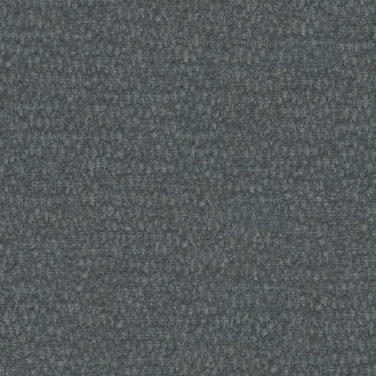 TAGESBETT Lenny mit Rückenlehne und großem Bettkasten aus Grau Chenille-Stoff - Schwarz/Grau, Holz/Kunststoff (90/200cm) - S-Style Möbel