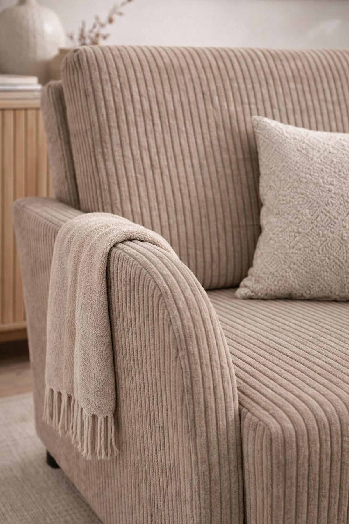 BETTSOFA TIGO Braun Velours-Stoff mit Schlaffunktion - Braun, Textil (105/88/120cm) - MASSENO