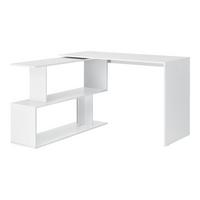 SCHREIBTISCH Arendal - Weiß, Holzwerkstoff (50/120/76.5cm) - [en.casa]