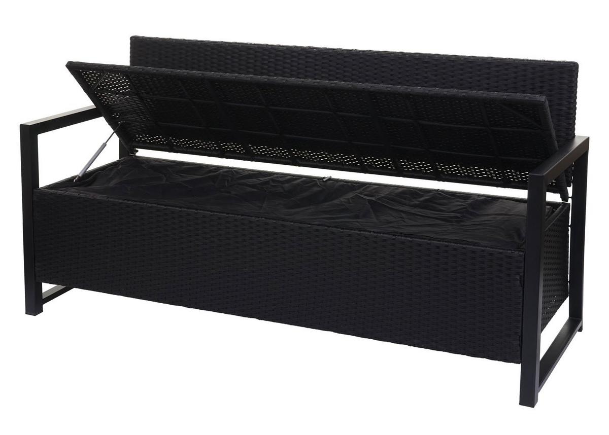 SITZBANK Anthrazit, Grau - Anthrazit/Grau, Kunststoff (164/87/57cm) - MCW