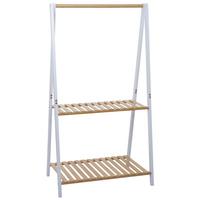 PFLANZENREGAL Beige, Weiß - Beige/Weiß, Holz (70/130/44cm) - MCW