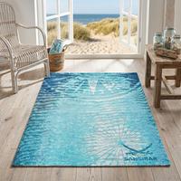 FLACHWEBTEPPICH Keitum 80x160 cm - Blau, Textil (80/80cm) - Sansibar SYLT