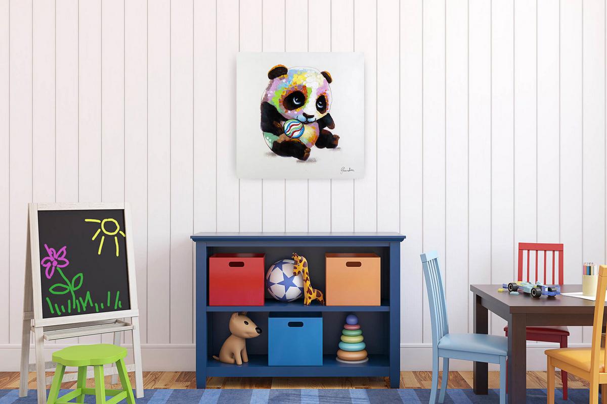 ACRYLBILD HANDGEMALT 60/60 cm - Multicolor, Holz/Textil (60/60cm) - KUNSTLOFT