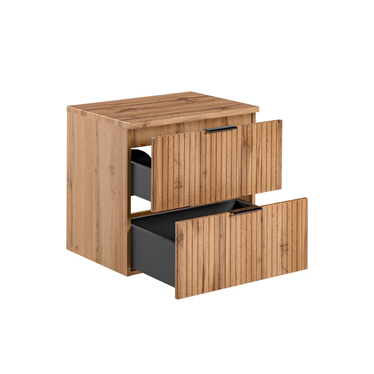 WASCHTISCHUNTERSCHRANK 60.6cm Adriel Holz - Braun, Holzwerkstoff (60.6/59/46cm) - Petits-meubles
