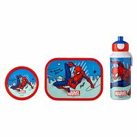 LUNCHSET Campus Spiderman 3-tlg. - Blau/Rot, Kunststoff (2/2/2cm) - Mepal