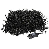 LED CLUSTER LICHTERKETTE 22m 3000 LEDs Warmweiß Wetterfest Innen/Außen - Schwarz, Kunststoff (2500cm) - ECD-Germany