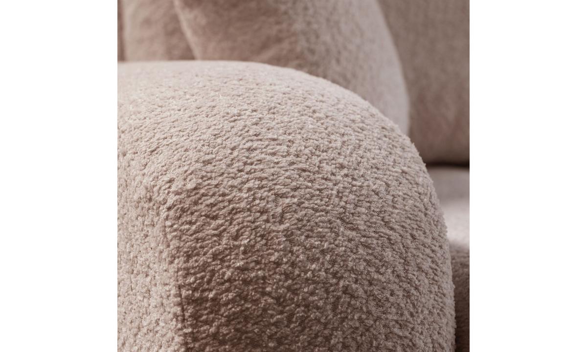 ECKSOFA MALIBU XL 275/150/87 cm Coral 45 - Altrosa, Textil (275/150cm) - Lookway