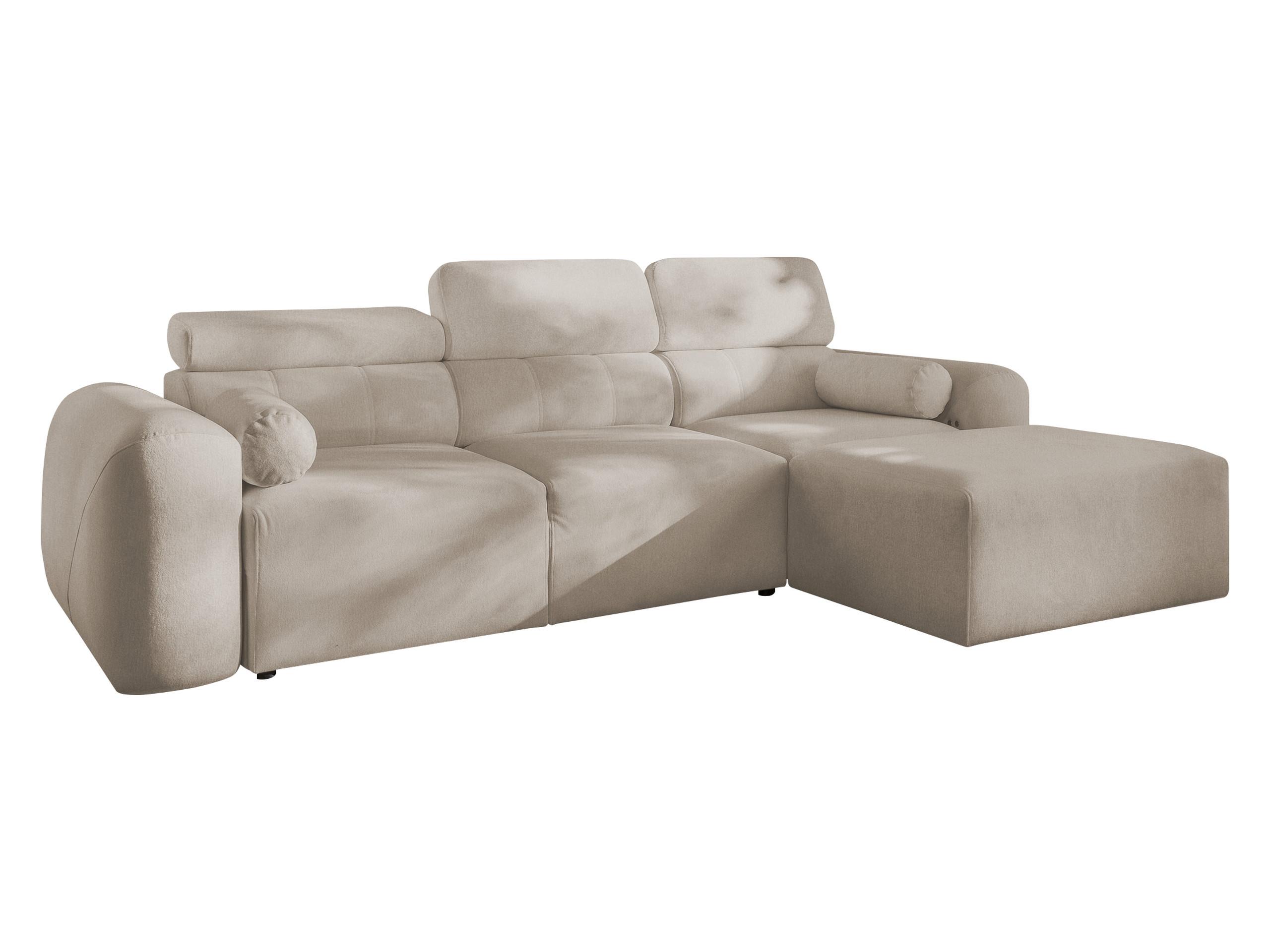 ECKSCHLAFSOFA Volare I, Seite: Rechts - Hellbraun, Holz/Textil (269/182cm) - MIRJAN24